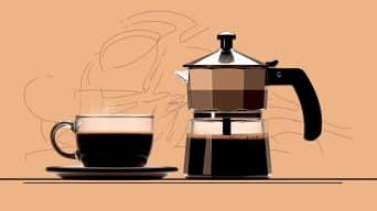 A strong Moka Pot coffee